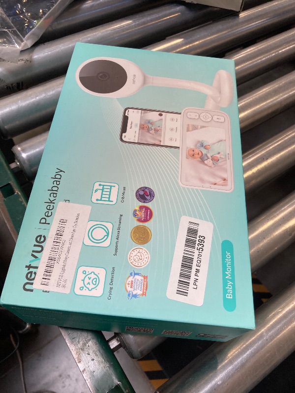 Photo 1 of NETVUE Upgraded Baby Camera Monitor Video - 5000mAh Baby Monitor with Camera and Audio, 5" Display, 4 in 1 Bracket Meets The Needs in All Scenarios, Smart Phone App, Cry Detection
