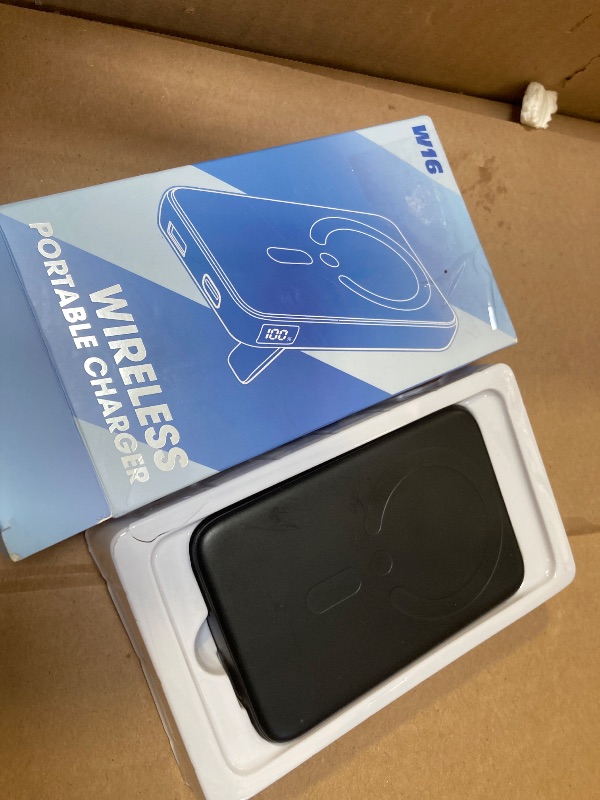 Photo 1 of CHUSII for Magsafe Portable Charger, 12000mAh Wireless Magnetic Power Bank with Stand and PD 20W USB C Fast Charging, for Magsafe Battery Pack Compatible with iPhone 16/15/14/13/12 Pro/Pro Max Series