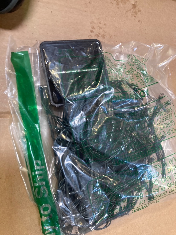 Photo 1 of 1pc small---Minetom Solar String Lights Outdoor Waterproof- 40 FT 100 LED Solar Powered String Lights with 8 Lighting Modes, IP65 Waterproof Solar Christmas Lights for Outdoor Outside Tree Party Decor, Warm White