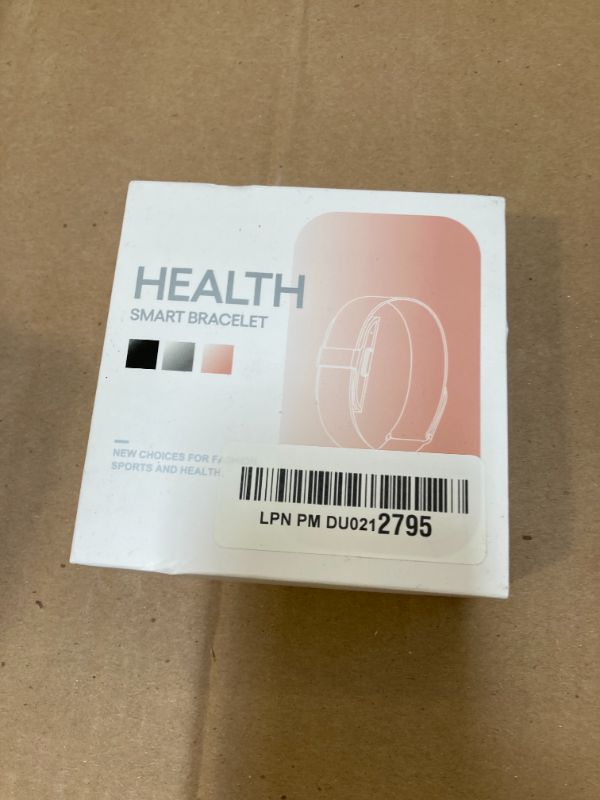 Photo 1 of Smart Health Wristband, Wearable Activity & Fitness Tracker 24/7 Heart Rate Blood Oxygen Blood Pressure Temp Monitor Sleep Calorie Tracker 50+ Sport Modes Waterproof Health Tracker for Women Men