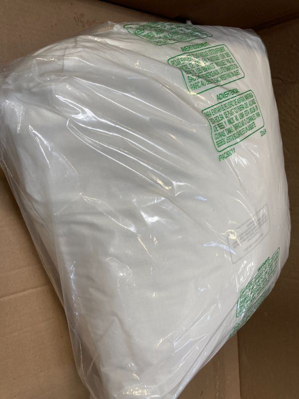 Photo 1 of APSMILE Luxury All Season Down Feather Fibers Comforter Full/Queen Size Duvet Insert - 100% Organic Cotton, High Fill Power Medium Warmth, (Ivory White, 90X90)