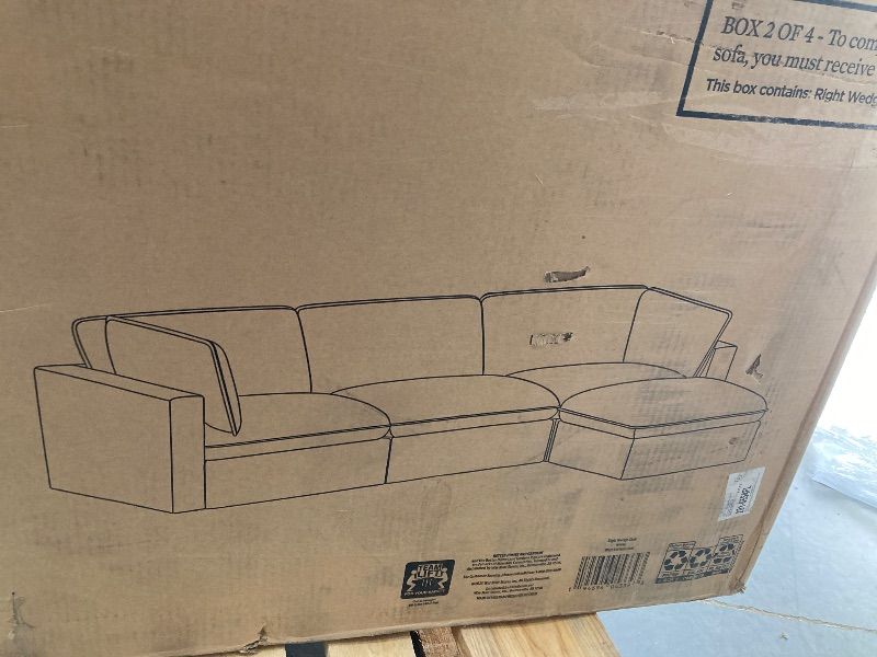 Photo 1 of Incomplete-----Better Homes & Gardens Weston Cloud Modular Sectional Sofa, White
