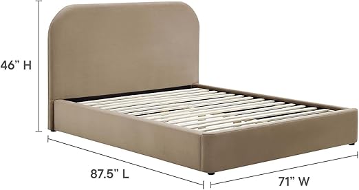 Photo 1 of Headboard only----- ---Modway Keynote Modern Queen Headboard Bed  Velvet, Queen Size  