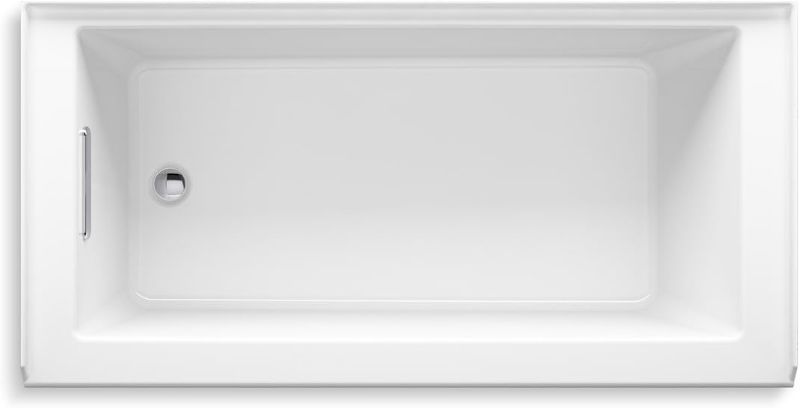 Photo 1 of KOHLER K-20201-LA-0 Underscore Bathtub, White Product Dimensions	60"L x 30"W x 19"H