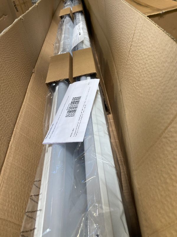 Photo 1 of TychoLite 8FT LED Shop Lights 110W LED Garage Light, 6000K, 12000lm, 8 Foot Led Linear Strip Fixture, Surface and Suspend Mounting, for Warehouse, Workshop, Replace for Fluorescent Tube 2 Pack