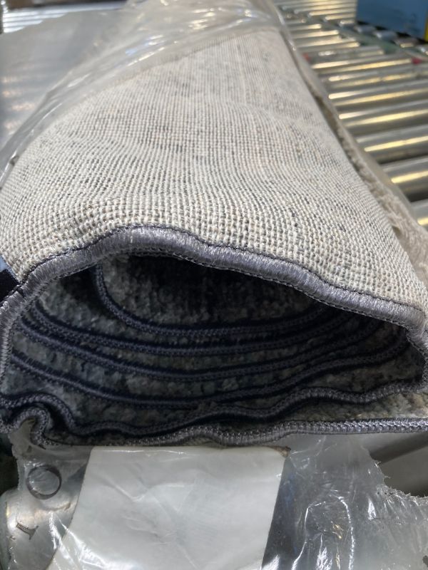 Photo 1 of Loloi Jean Stoffer Katherine Collection KES-01 Ocean/Gold 5'-3'' x 7'-9'', .25" Pile Height, Area Rug