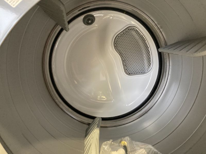Photo 1 of Kenmore 2682273 Front Load Electric Dryer with Steam, Wrinkle Guard, Energy Saver, Smart Sensor Drying System, 8.0 cu. ft. Total Capacity, Metallic Silver