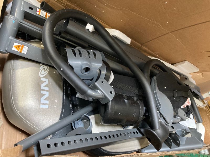 Photo 1 of INNOVA HEALTH AND FITNESS ITM5900 Advanced Heat and Massage Inversion Table, Gray/Black