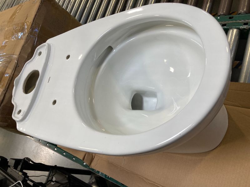 Photo 1 of TOTO Drake Round TORNADO FLUSH Toilet Bowl  Cotton White - C775CEFG#01