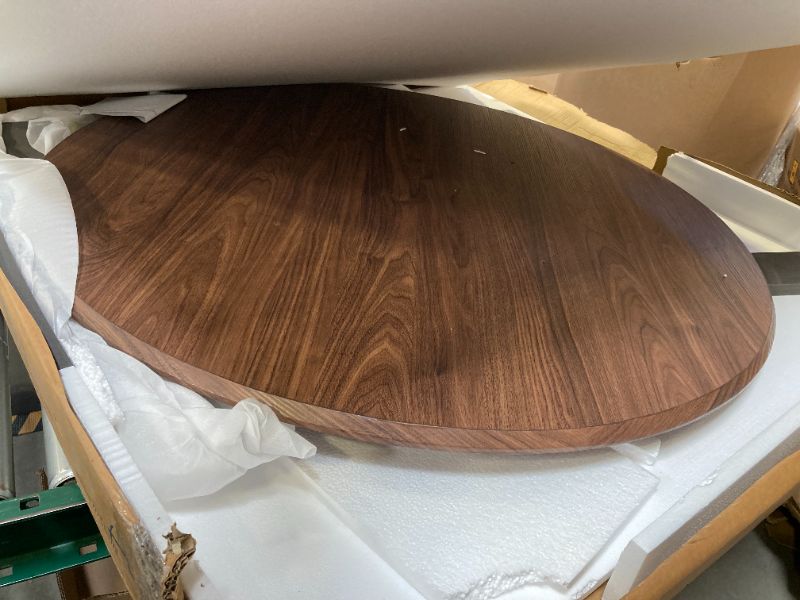 Photo 1 of TOP ONLY--------Round Dining Table, 43'' Wood Dining Table 