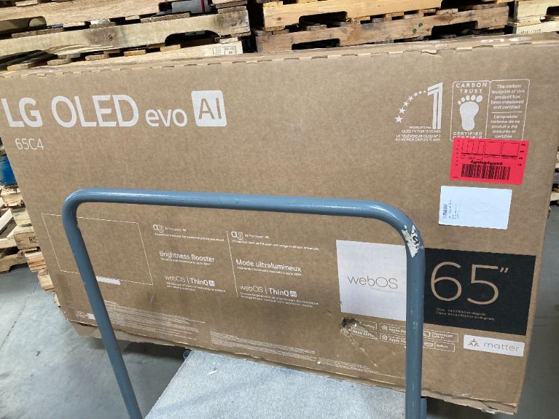 Photo 1 of LG 65-Inch Class OLED evo C4 Series Smart TV 4K Processor Flat Screen with Magic Remote AI-Powered with Alexa Built-in (OLED65C4PUA, 2024)