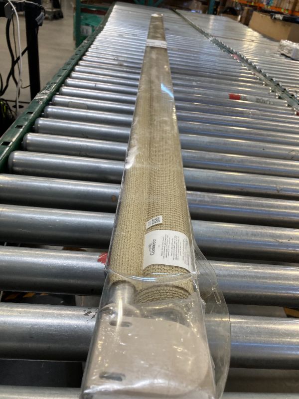 Photo 1 of 1pc  Coolaroo Outdoor Roller Shade with Wand - 80% UV Block Breathable Light Filtering Shade for Patio or Porch, Fade-Resistant, Easy-Clean Fabric, 8ft x 6ft, Sesame