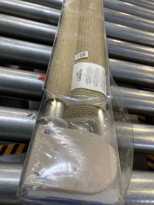 Photo 1 of 1pc  Coolaroo Outdoor Roller Shade with Wand - 80% UV Block Breathable Light Filtering Shade for Patio or Porch, Fade-Resistant, Easy-Clean Fabric, 8ft x 6ft, Sesame