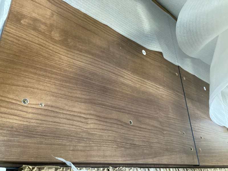 Photo 1 of Lorell Walnut Laminate Office Suite Desking Product Dimensions	29.5"D x 66.1"W x 29.5"H