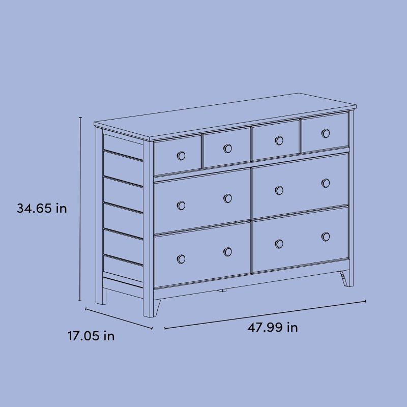 Photo 1 of Storkcraft Moss 6 Drawer Dresser (Black) – GREENGUARD Gold Certified Nursery Dresser, Safety-Focused Interlocking Drawer System, Chest of Drawers for Bedroom, Wood Craftsmanship