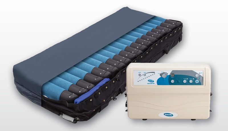 Photo 1 of Invacare microAIR 48" Alternating Pressure Low Air Loss Mattress System, 1000 lb. Weight Capacity, MA800B48