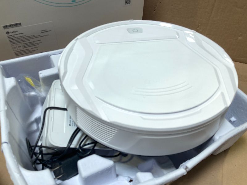 Photo 1 of Lefant Robot Vacuum Cleaner, Strong Suction, 120 Mins Runtime, Slim, Low Noise, Automatic Self-Charging, Wi-Fi/App/Alexa Control, Ideal for Pet Hair Hard Floor and Daily Cleaning, M210