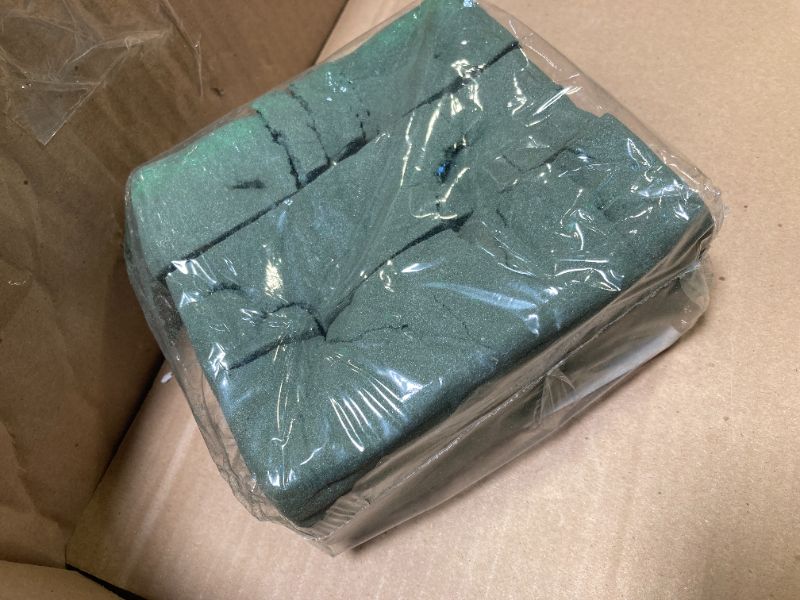 Photo 1 of FLOFARE Pack of 3 Floral Foam Blocks Each (5.5"L x 3.1"W x 1.7"H) Green Wet & Dry Flower Foam for Fresh & Artificial Flower Arrangement, Plant Foam, Florist Supplies for DIYs, Arts, Crafts & Weddings