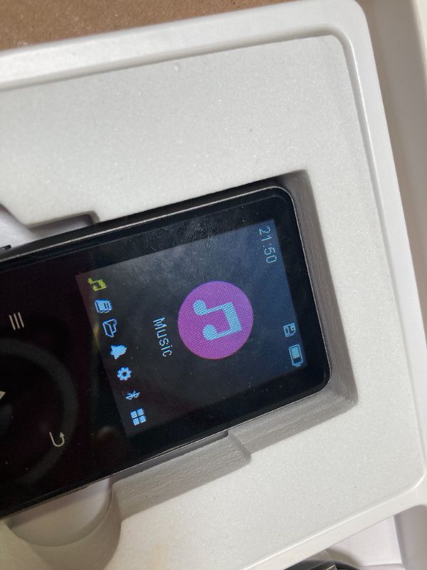 Photo 1 of 64GB MP3 Player with Bluetooth 5.2, AiMoonsa Music Player with Built-in HD Speaker, FM Radio, Voice Recorder, HiFi Sound, E-Book, Earphones Included