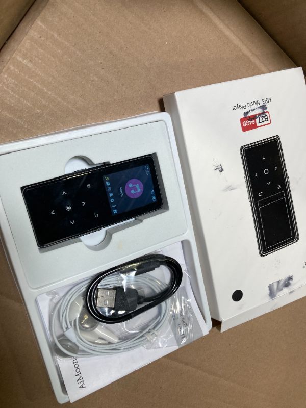 Photo 1 of 64GB MP3 Player with Bluetooth 5.2, AiMoonsa Music Player with Built-in HD Speaker, FM Radio, Voice Recorder, HiFi Sound, E-Book, Earphones Included