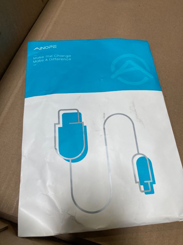 Photo 1 of AINOPE 240W USB C to C Charger Cable (3.3ft 2Pack), Right Angle, Fast Charging for iPhone, MacBook, iPad, Samsung