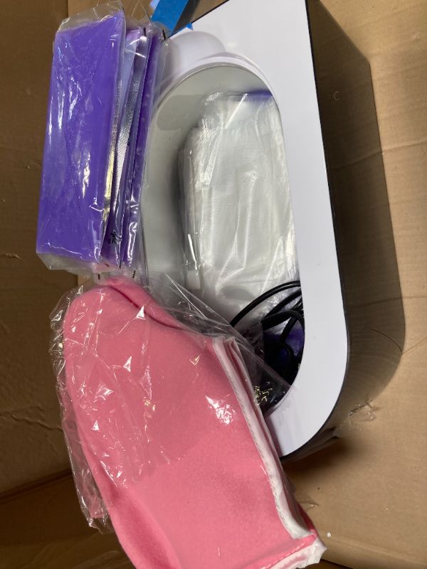 Photo 1 of Paraffin Wax Machine for Hand and Feet - Karite Paraffin Wax Bath 4000ml Paraffin Wax Warmer Moisturizing Kit Auto-time and Keep Warm Paraffin Hand Wax Machine