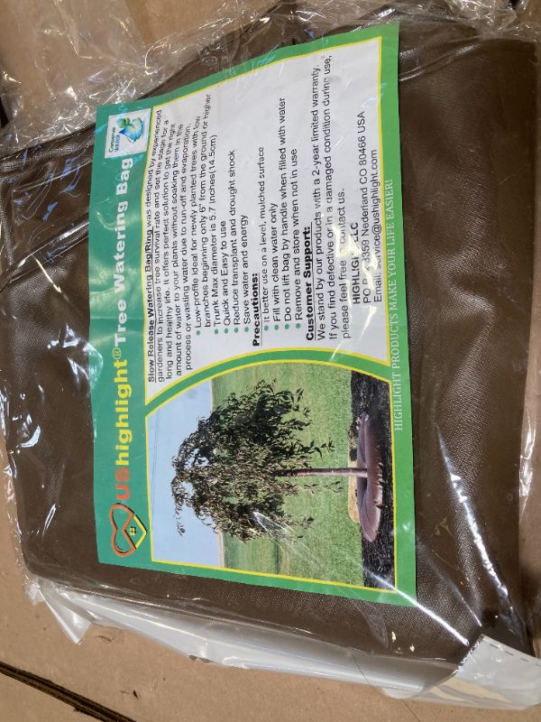 Photo 1 of HIGHLIGHT 2 PACK-15 Gallon Tree Watering Bag/Ring, Deep Root & Low-Profile Slow Release Watering Bag for Newly Planted, Multi-Trunk or Evergreen Tree