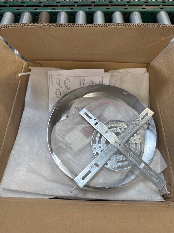 Photo 1 of Sovinzert Modern Ceiling Lights, 6 Rings Dimmable Chrome LED Ceiling Light Fixtures with Remote Control, 60W Close to Ceilings Lighting for Living Room, Bedroom, Dining Room