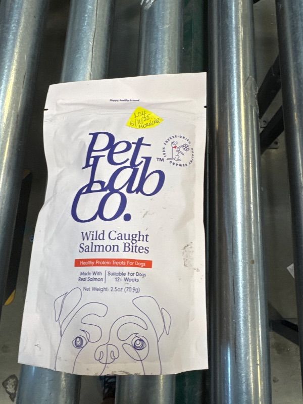 Photo 1 of Petlab Co. Wild Caught Salmon Freeze-Dried Dog Treats - Support Overall Skin Health with Healthy Dog Treats. Packed with Beneficial Fatty Acids, Vitamins, & Minerals. Delicious Reward