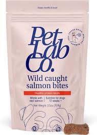 Photo 1 of Petlab Co. Wild Caught Salmon Freeze-Dried Dog Treats - Support Overall Skin Health with Healthy Dog Treats. Packed with Beneficial Fatty Acids, Vitamins, & Minerals. Delicious Reward