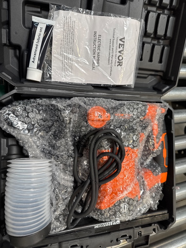 Photo 1 of VEVOR 1-1/4 Inch SDS-Plus Rotary Hammer Drill, 13 Amp Corded Drills, Heavy Duty Chipping Hammers w/Vibration Control & Safety Clutch, Electric Demolition Hammers Variable Speed, Power Tool For Concret