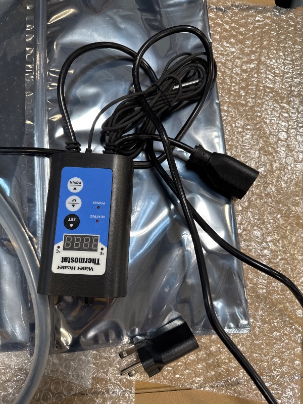 Photo 1 of XCLBTFDC 3500W 240V Immersion Water Heater Portable Electric Inflatable Pool & Hot Tub Submersible Water Heater with Thermostat, GFCI for Baptistry, baptismal Pool, Swimming Pool, Above Ground Pool