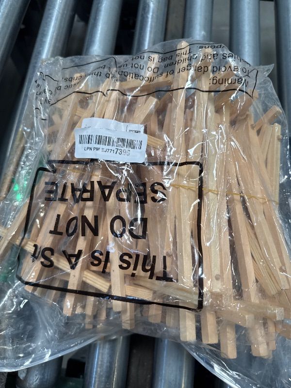 Photo 1 of 24 Pack Mini Wood Display Easel (8 Inch)