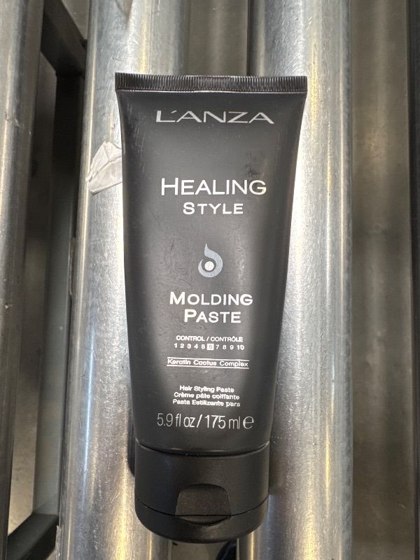 Photo 1 of L'ANZA Healing Style Molding Hair Styling Paste with Medium Hold Effect, Nourishes and Refreshes Dry and Flaky Scalp While Styling, With Keratin and UV Rays Protection to Prevent Damage (5.9 Fl Oz)