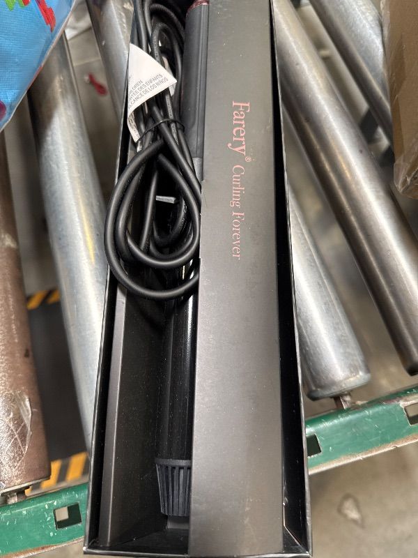 Photo 1 of FARERY Long Barrel Curling Iron 1 1/4 inch, 1.25 Inch Curling Iron for Long Hair, Infused Argan Oil & Keratin, Lasting Styling, 11 Adjustable Temp, Include Clips & Silicone Pad
