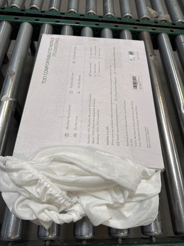 Photo 1 of OhGeni 100% Waterproof Mattress Protector, Queen Size Mattress Pad, Fits 6"-20" Mattresses with Deep Pocket, Cooling, Breathable Fitted Sheets, Soft Bed Cover, Noiseless, Machine Washable