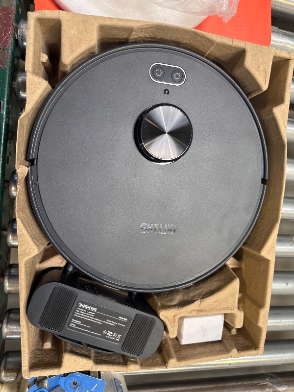 Photo 1 of Robot Vacuum and Mop, Mapping Robotic Vacuums Cleaner with LiDAR Navigation Smart & Strong Suction, WiFi/App/Alexa/Voice Control, Obstacle Avoidance, for Home, Wood/Hard Floors, Pet Hair -Grey