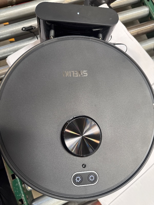 Photo 1 of Robot Vacuum and Mop, Mapping Robotic Vacuums Cleaner with LiDAR Navigation Smart & Strong Suction, WiFi/App/Alexa/Voice Control, Obstacle Avoidance, for Home, Wood/Hard Floors, Pet Hair -Grey