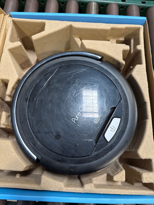 Photo 1 of SereneLife Robot Vacuum Cleaner - Self Charging Robo Vacuum Cleaner - 1200pa Suction, Self Path Navigation, 70 Min Run Time - Carpet Hardwood Linoleum Tile PUCRCX70
