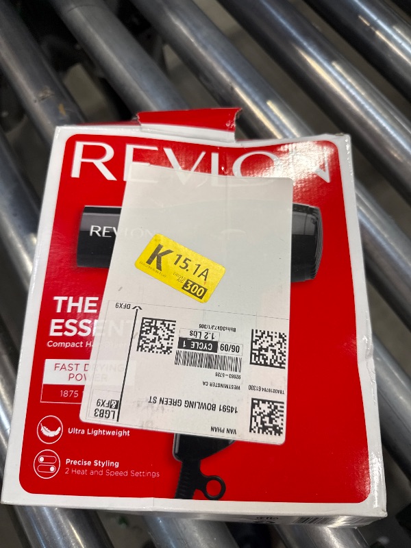 Photo 1 of Revlon Essentials 1875W Compact Styler, RVDR5034