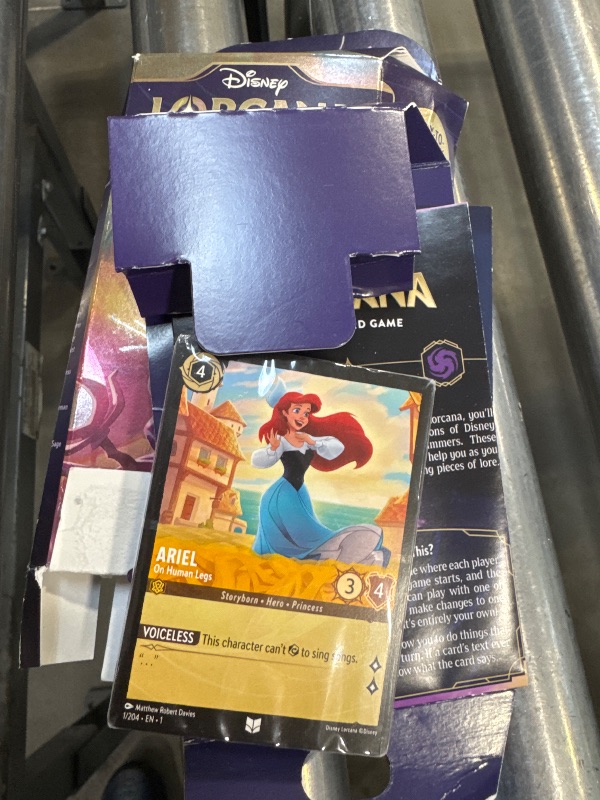 Photo 1 of Ravensburger Disney Lorcana TCG: The First Chapter - Amber & Amethyst Single-Player Starter Deck | Engaging Gameplay | Over 200 Original Disney Artworks | Ideal for Ages 8+