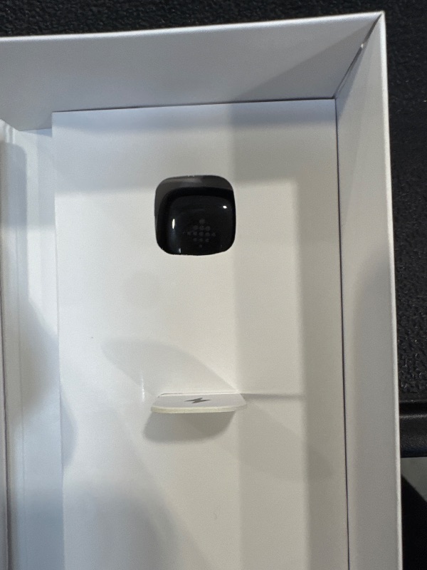 Photo 1 of Fitbit Sense 2 Advanced Health and Fitness Smartwatch with Tools to Manage Stress and Sleep, ECG App, SpO2, 24/7 Heart Rate and GPS, Lunar White/Platinum, One Size (S & L Bands Included)