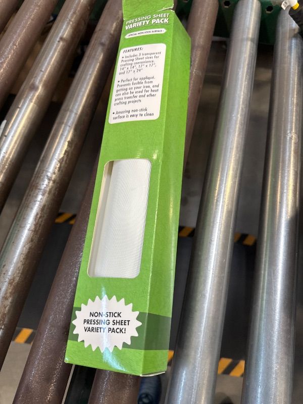 Photo 1 of 3 Pack PTFE Sheet/Teflon Sheets Multiple Sizes. Non Stick Transparent Reusable Sheets, Extra-Thick and Heat Resistant. Great as Applique Pressing Sheet, Heat Press Transfer, Ironing, Arts and Crafts