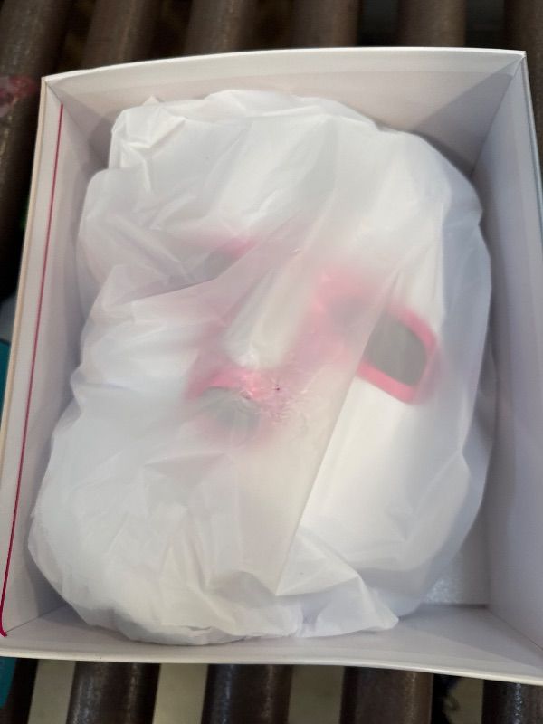 Photo 1 of Yahi Red Light Therapy for Face and Neck, Cordless LED Face Mask Light Therapy, Rechargeable and Ergonomic Design for Home & Travel