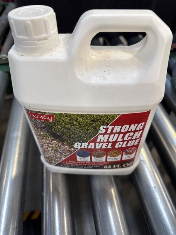 Photo 1 of Mulch & Gravel Glue 64 Oz, Concentrated Rock Glue for Landscaping, Powerfully Locks Rock Gravel Bark and Other Coverings, Last up to 2 Years (64 oz)

