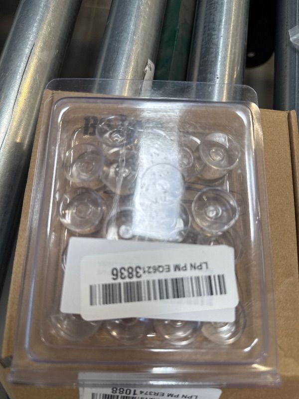 Photo 1 of Pawfly 20 Pack Double Sided Suction Cups 0.8 Inch Clear PVC Plastic Sucker for Glass Table Mirror