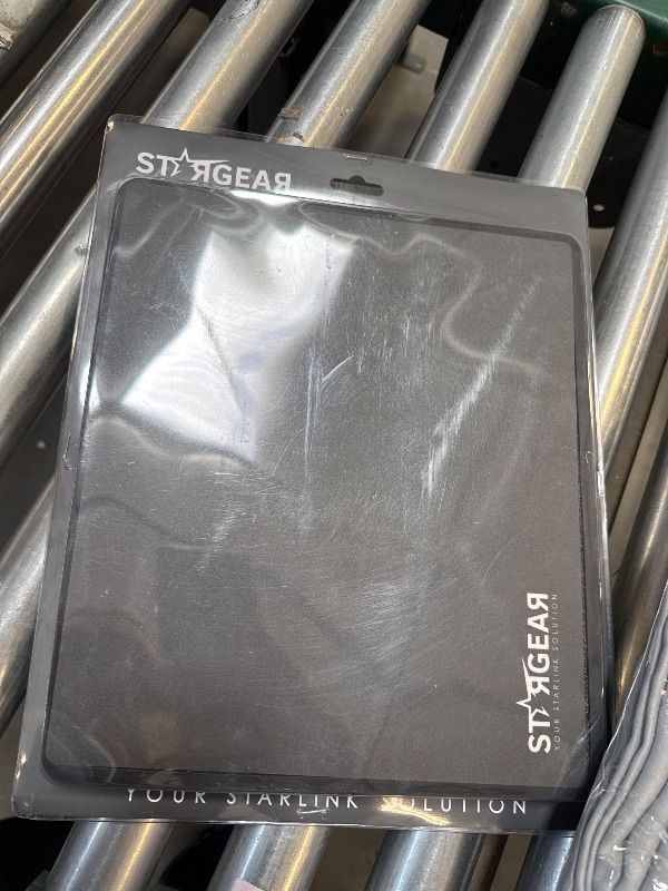 Photo 1 of STARGEAR Starlink Mini Case, Mini Protective Cover Liquid Silicone Case for Starlink Satellite Dish, Accessories for Starlink Portable Full Cover Shell with Black Sticker (Black)