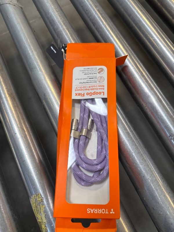 Photo 1 of TORRAS Phone Lanyard Crossbody with 2 Phone Tabs, Adjustable Anti Theft Phone Strap for All Phones, Premium Metal Buckles, Skin-Friendly, Universal Cell Phone Neck lanyard for Women and Men, Purple
