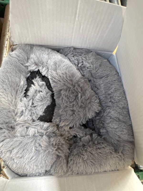 Photo 1 of Dog Beds Crate Pad for Medium/Large Dogs Fit Metal,Ultra Soft, Washable & Anti-Slip Kennel Pad for Dogs Cozy Sleeping Mat,Gray 36inch