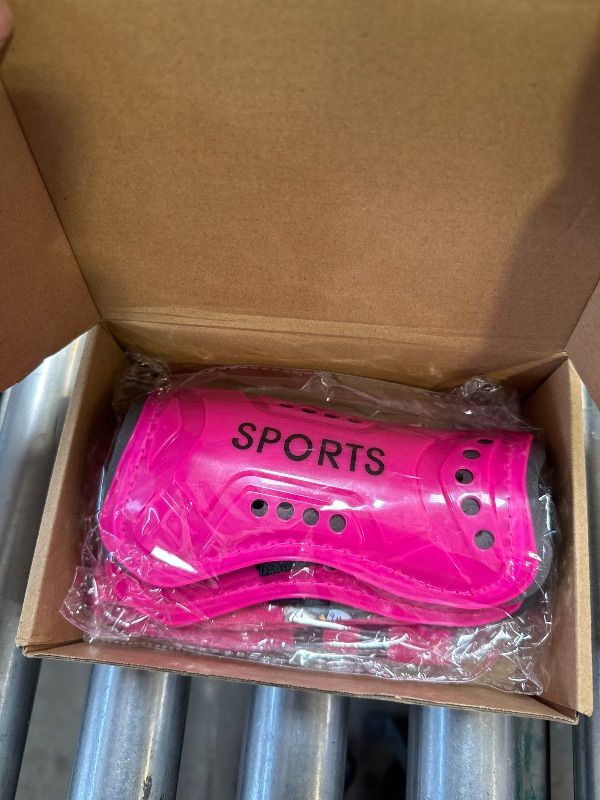 Photo 1 of Syhood Soccer Shin Guards and Socks for Toddler Kids Youth, Lightweight Soccer Shin Pads Protective Defender Gear for 3-5, 5-10, 10-15 Years Old Children Teen Boys Girls Sports Game(M Size,Pink)